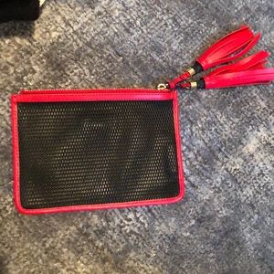 NWT Red&black Henri Bendel Small Clutch